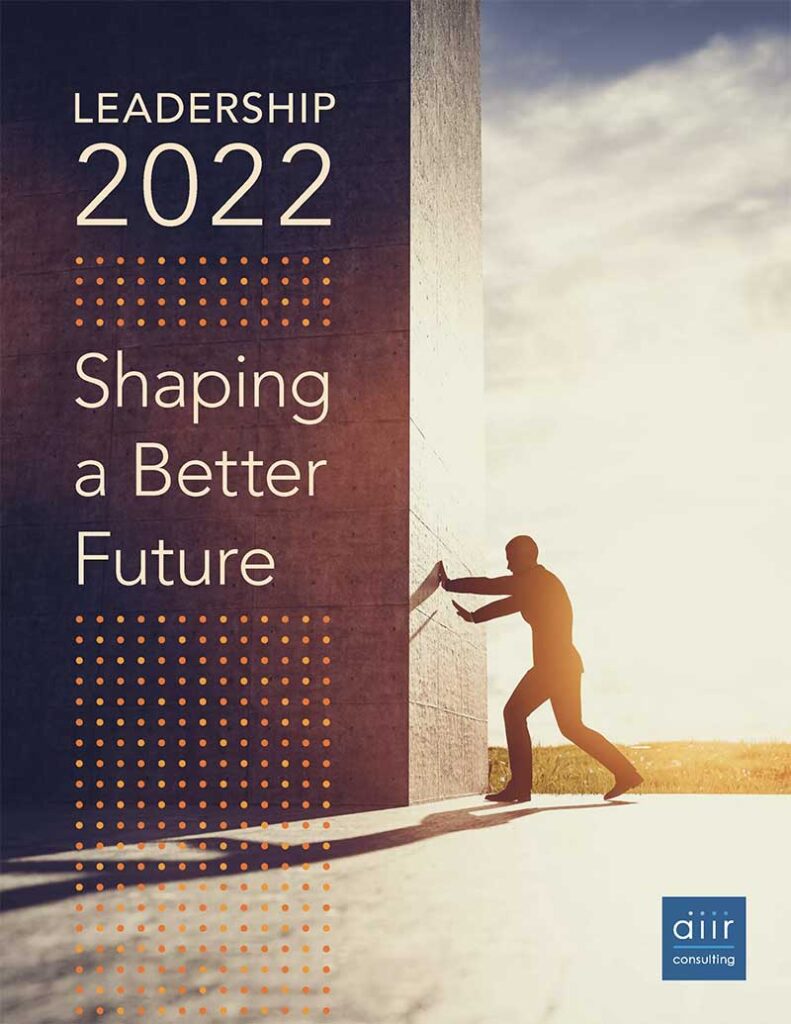 Leadership 2022 - Shaping a Better Future